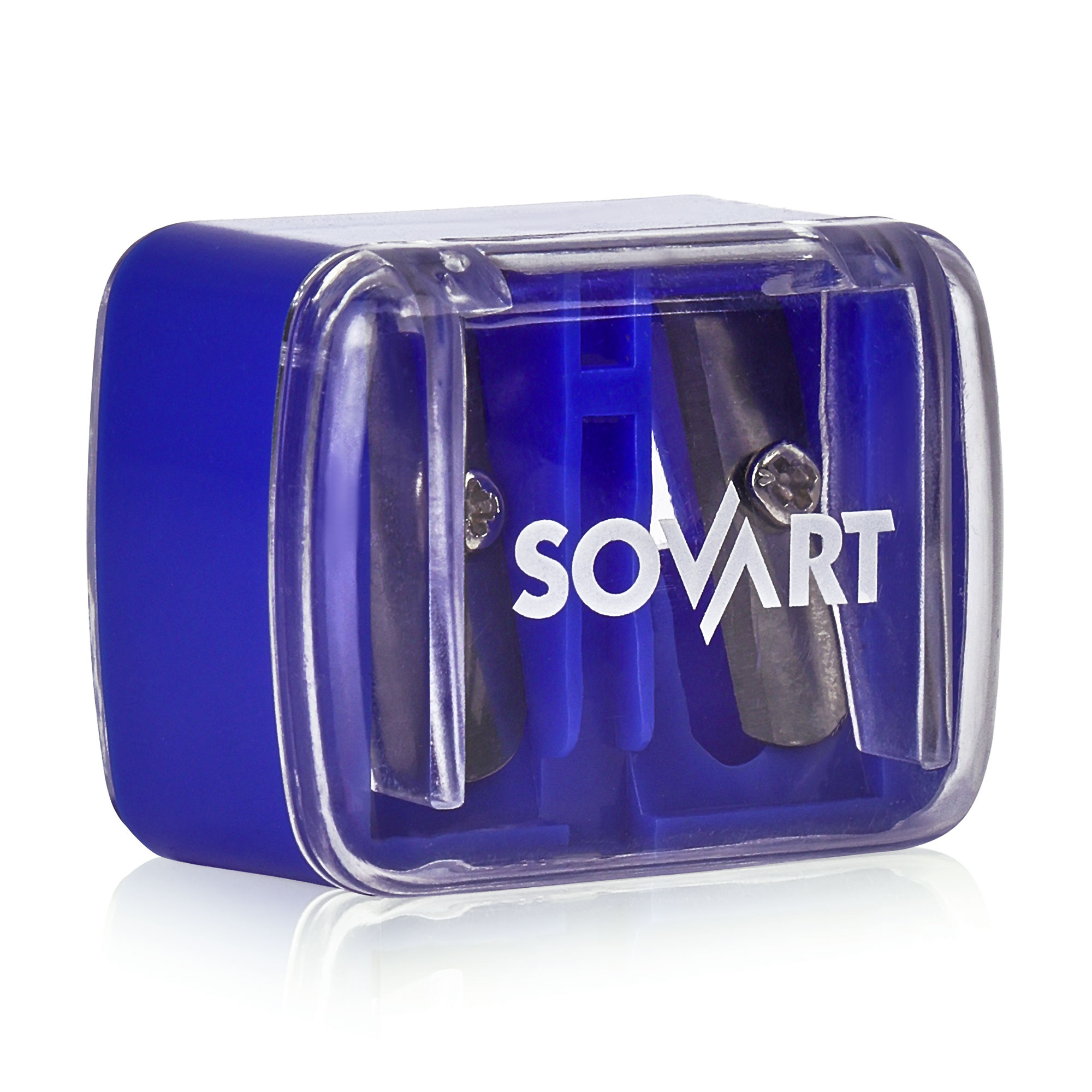 Стругачка для косметичних олівців Sovart синя